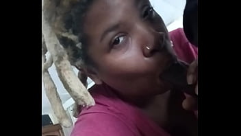 Preview 1 of Www Xxx Cox - EBONY SUCKING DICK IN BROAD DAYLIGHT