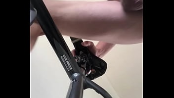 Preview 1 of Squirt Pussy Xxx - Bicycle seat Fucking