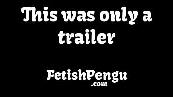 Preview 4 of Seachasian Legjob Porn - Latex spitplay through very small holes (TRAILER)