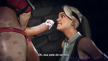 Preview 4 of Youjizz Co M - Sheeva Vs Sonya Blade [LEGENDADO PT-BR] [KamadevaSFM,  BlackSub]