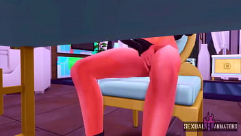 Preview 1 of 10years Ammaye Sex - My Black Stepcousin Catches me Masturbating &amp_ Fucks me Hard Until I Squirt - Sexual Hot Animations