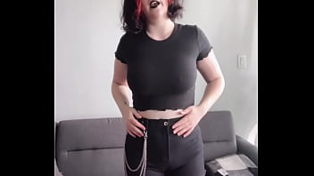 Preview 3 of Licking Cum From Vagina - Try On Haul Vanessa Strawberry