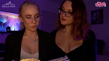 Preview 1 of Hot Brunette Get Fuck - Sexy teachers teach you to jerk and cum countdown