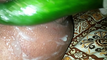 Preview 4 of Sunny Leone Kutte Ke Sath - 13 inches big monster cucumber blow my hole