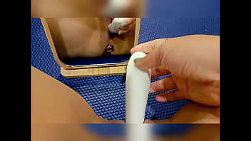 Preview 3 of Teen Sxx Deeg - Have fun with my white dildo