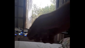 Preview 1 of Boob Milk Sleeping - Baiser son cul de garce avec son gode en verre