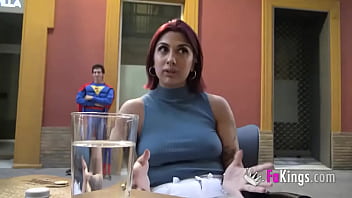 Preview 1 of Grandma Hayri - Redhead babe gets an amazing porn debut with a dirty Superman