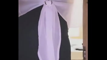 Preview 1 of Pumping Skull - 【露出】差点被发现，中午楼道女装伪娘露出任务：秘书OL制服/抹胸包臀裙/黑丝/透明开衫