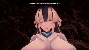 Preview 1 of Doog Xxxgirss - Busty Yuki-onna - Fuyuko [4K,  60FPS,  3D Hentai Game,  Uncensored,  Ultra Settings]