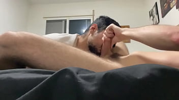 Preview 2 of Mom Lesebian - making my hetero friend cum