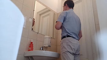 Preview 1 of Momand Son Sexy Video - Sex model mars6mars masturbate at WC (full version on RED)
