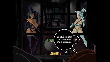 Preview 3 of Step Brother In Laun - A WhoreWitch Halloween - 1080p 60fps - Meet and Fuck Games - Flash Game