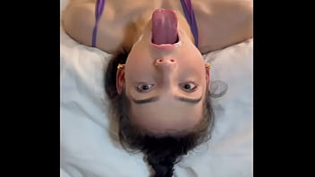 Preview 4 of Old Man And Teen Sleeping Sex - Stripper Fay proves that she is the throat goat!