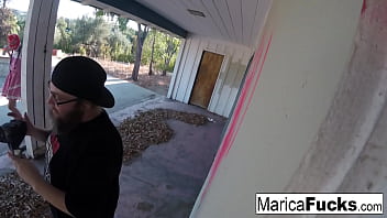 Preview 4 of Massij Saxs - Marica the house jacker gets some BBC from Chris Cock!