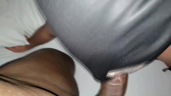 Preview 2 of Schoolgirl Forced Public Toilet - Real homemade wife sharing black cock with bi cuckold,  Wife and bbc sharing cock with him Karina and Lucas