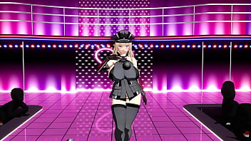 Preview 2 of Akrobatik Gay - MMD Bismarck - Wiggle Wiggle