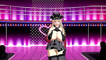 Preview 3 of Akrobatik Gay - MMD Bismarck - Wiggle Wiggle