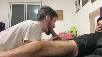 Preview 4 of Xxx Videos Sex Full 2018 - invito a mi amigo hetero para que me la chupe y correrme en su boca