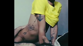 Preview 3 of Bbw Black Vagina Finder Anal - Disfrutando de la deliciosa verga de este macho peludo a mamadas.