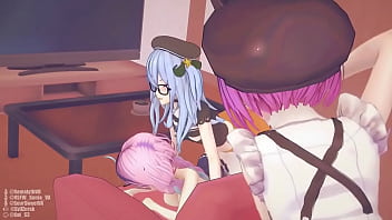 Preview 2 of Hd 12 Age Xxx Com - Hololive porn (Futa in Suisei x aqua x towa)