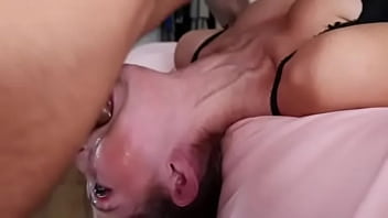 Preview 1 of Chenal Preston Hard - Persian Iranian refugee uses poor german girls throat for sexual emergency