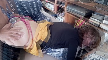 Preview 4 of Telugu Hot Seans - 939 - French Blonde Slut Fuck Doggystyle,  Ass to Mouth,  POV,  Satin Lingerie,  Heels