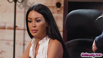 Preview 1 of Cough Lick - Bodyguard Ellie Lilly comforts her busty lady boss,  Mayor Jamie Michelle when her husband cheated on her and everyone is talking about the scandal.