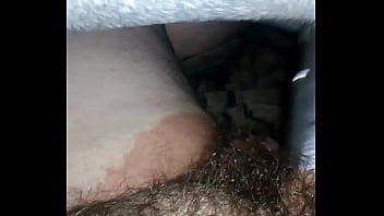 Preview 4 of Inside Car My Step Mom - Horny Virgin Uses Homemade Pocket Pussy And Jerking Off Until Blowing A Load