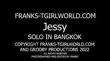Preview 1 of Comedy Sex Jeni - FRANK&#039_S TGIRL WORLD: Jessy Enjoys Herself