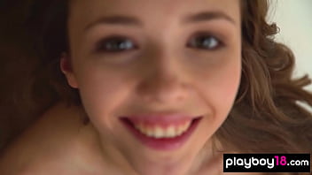 Preview 4 of Sleping Bus - playboy18.com - All natural brunette Ukrainian beauty Mila Azul reveals her massive jugs
