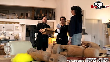 Preview 1 of Real Reab Sex - Deutsche dicke titten reife business milf beim dreier mmf