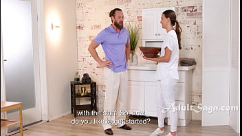 Preview 1 of Alere Jensen - Nuru Massage By Hot Masseuse To Horny Stud- Izzy Lush