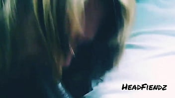 Preview 4 of Xxxcv Online Video - Old blonde whore giving me head in the car