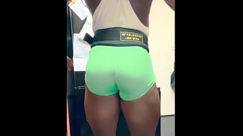 Preview 1 of Parvita Family - Black Bodybuilder Sexy Flex Exhibition