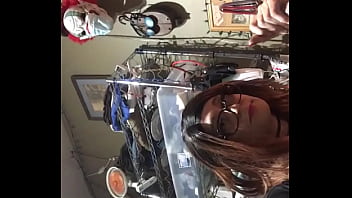 Preview 2 of Large Skewer Needle - Sissy whore gives best hand job big cock sucking
