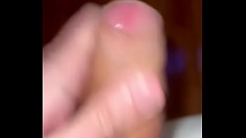 Preview 2 of Dog Licks Dick Till Cum - Big uncut cock masturbating and cumshot