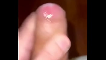 Preview 3 of Dog Licks Dick Till Cum - Big uncut cock masturbating and cumshot