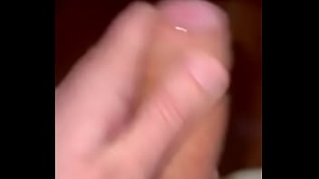 Preview 4 of Dog Licks Dick Till Cum - Big uncut cock masturbating and cumshot