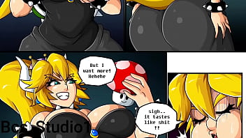 Preview 2 of Tamanaa Xxx Sex Vodes - Bowsette Ch01 - The Inflation Mushroom - Expansion Hentai Comic
