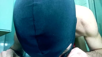 Preview 1 of Step Milf Is Helful - Submisso de cinto de castidade treina garganta profunda e senta em plug extra-grande com 8, 5 cm para arrega&ccedil_ar de vez- parte 1