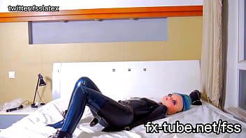 Preview 4 of Husband On Sex Video Babe - asian latex kigurumi bondage play