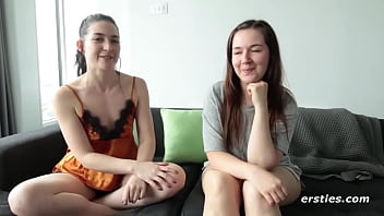 Preview 1 of Koil Mollik Xxx Plc - Ersties: Amateur Babe Has Her First Lesbian Sex Experience