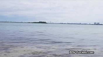 Preview 1 of Butiful Small School Girl Xxxii - Busty black stranded stranger enjoys my dick