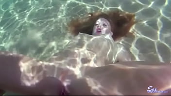 Preview 4 of Craziest Cumshots - Redhead Ami Emerson Fucks Underwater