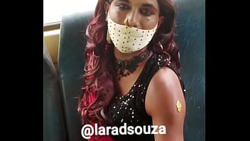 Preview 2 of 40 And Tube 2 - Indian sissy slut Lara D&#039_Souza sexy video in bus