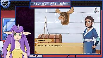 Preview 1 of Two Girls And Mom And Son Sex - Avatar the last Airbender Four Elements Trainer Part 15 milf Blowjob fun