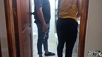 Preview 1 of Cece Indo - Milf babe catches step ther alone in the bathroom ,  you can fuck our asses all day cuz I&#039_m a slut Xvideos Big Ass