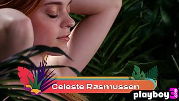 Preview 1 of Atl Bigbooty - Redhead Celeste Rasmussen posed naked and showed her perfect natural body