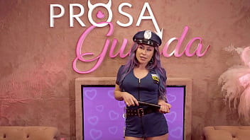 Preview 2 of Solo Girl Organisme - Punheta Guiada com Emme White de Policial no Prosa Guiada