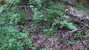 Preview 1 of Jordi Teen Black - Spying a wonderful girl masturbating in the woods